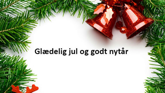 Glædelig jul og godt nytår